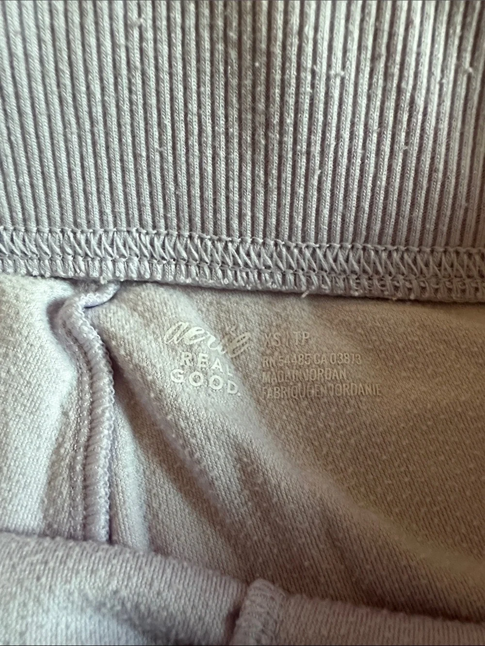 aerie Lavender Velour Straight Leg Pants
